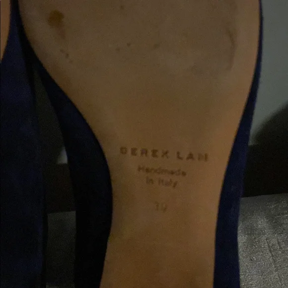 Derek Lam Italy Blue Suede Boots Sz 39/8.5 - Picture 8 of 8